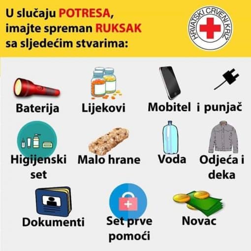 ŠTO UČINITI TIJEKOM POTRESA?